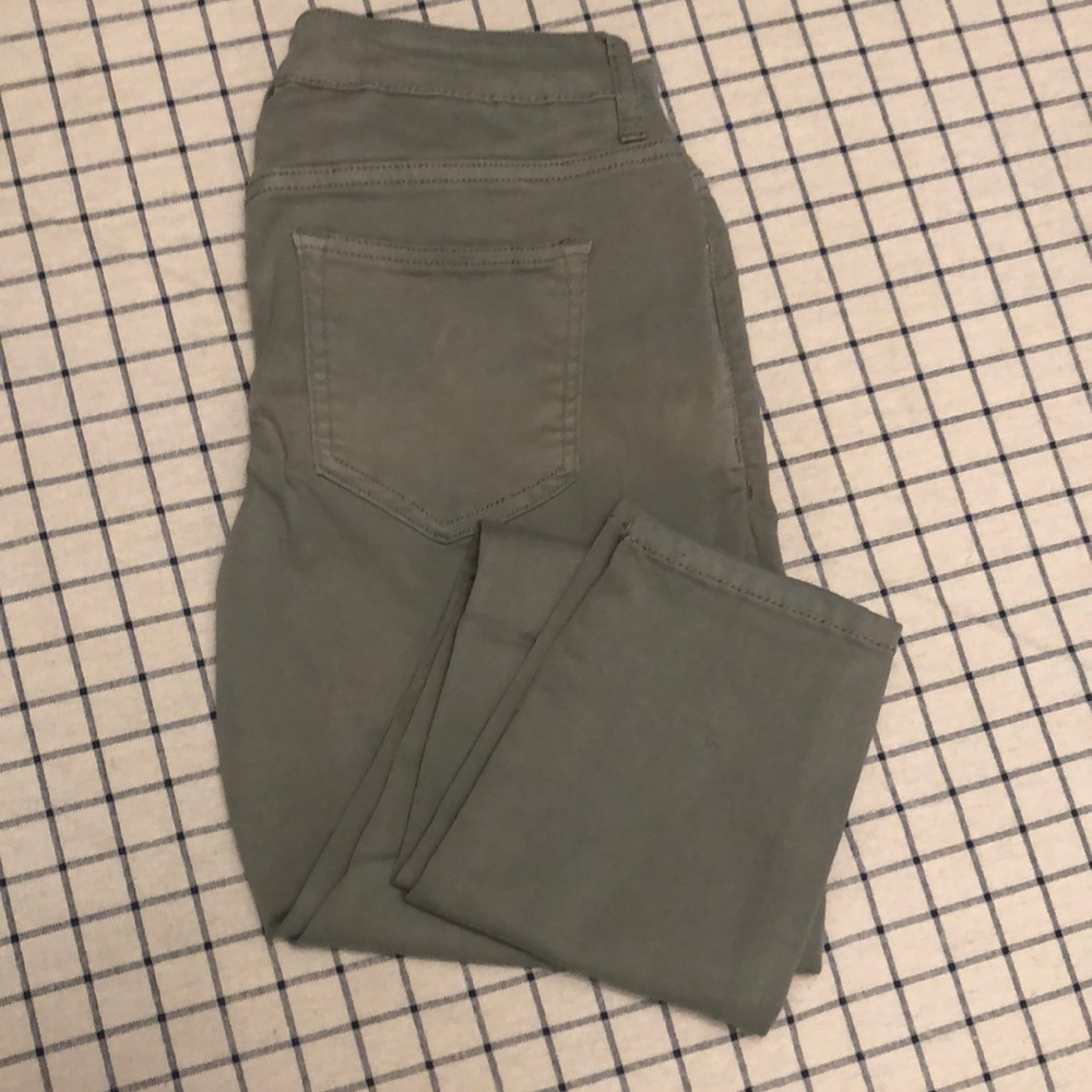 Maurices Sage Green Colored Jeggings